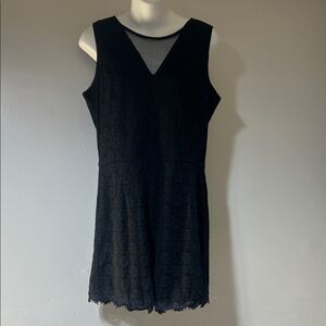 bebe Black Lace Jumpsuit